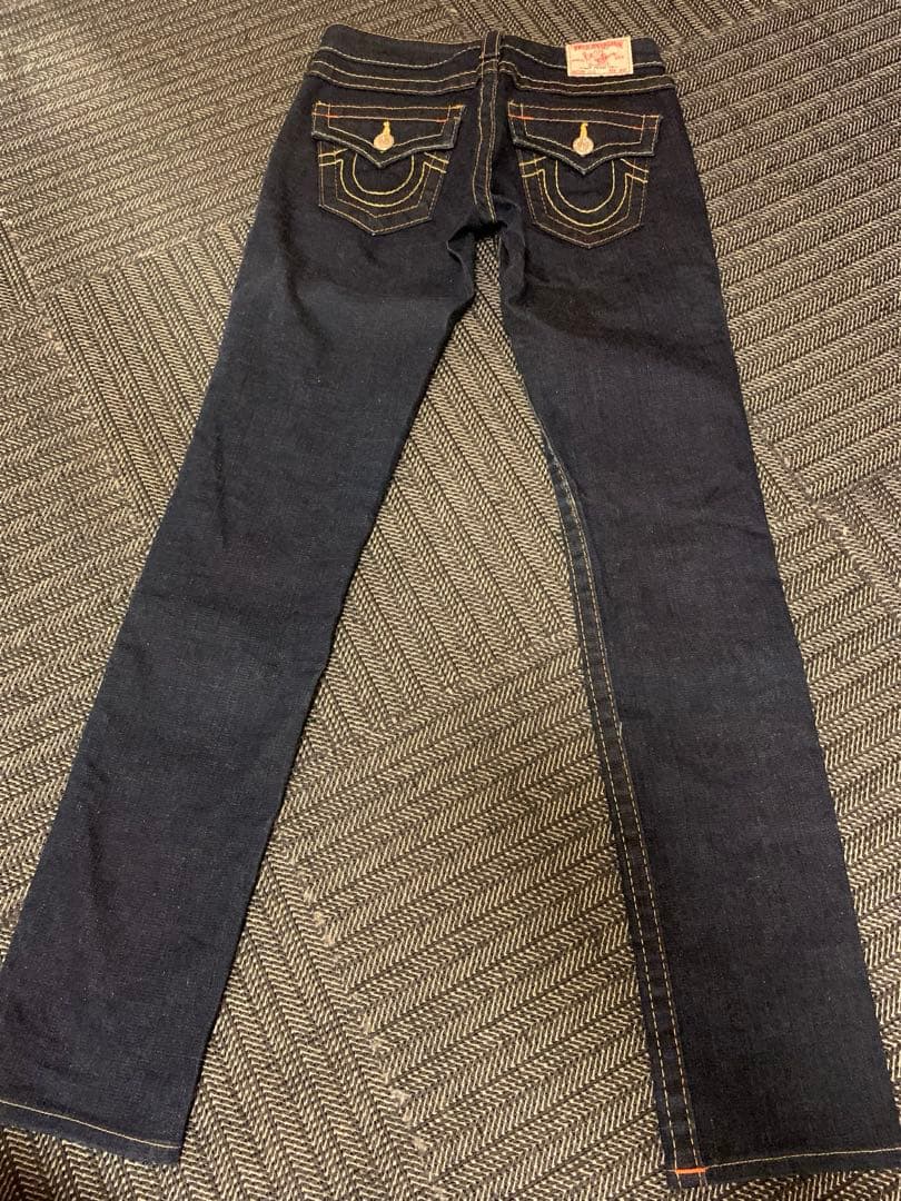 TRUE RELIGION JULIE 濃紺 デニム パンツ W25 USA製