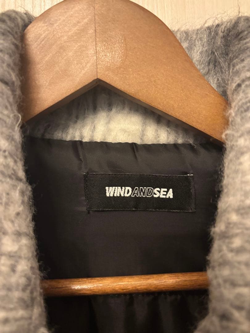 チ*ー様 WIND AND SEA ZIP SHAGGY JACKET ジャケッ