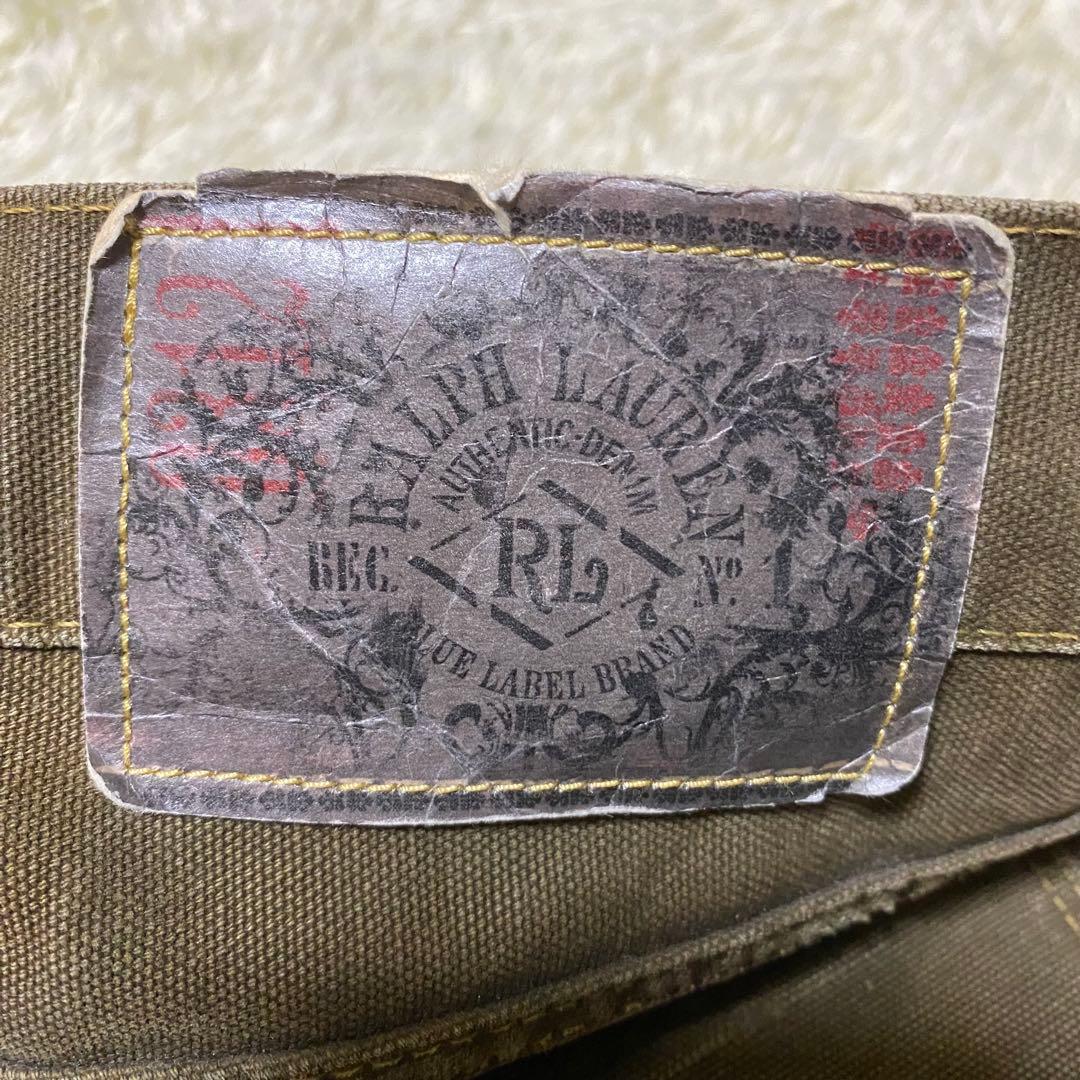 Ralph Lauren BLUE LABEL ブーツカット 刺繍 デニム 9