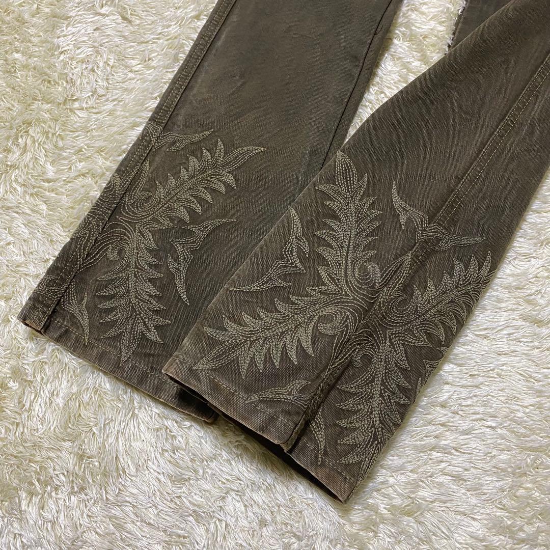 Ralph Lauren BLUE LABEL ブーツカット 刺繍 デニム 9