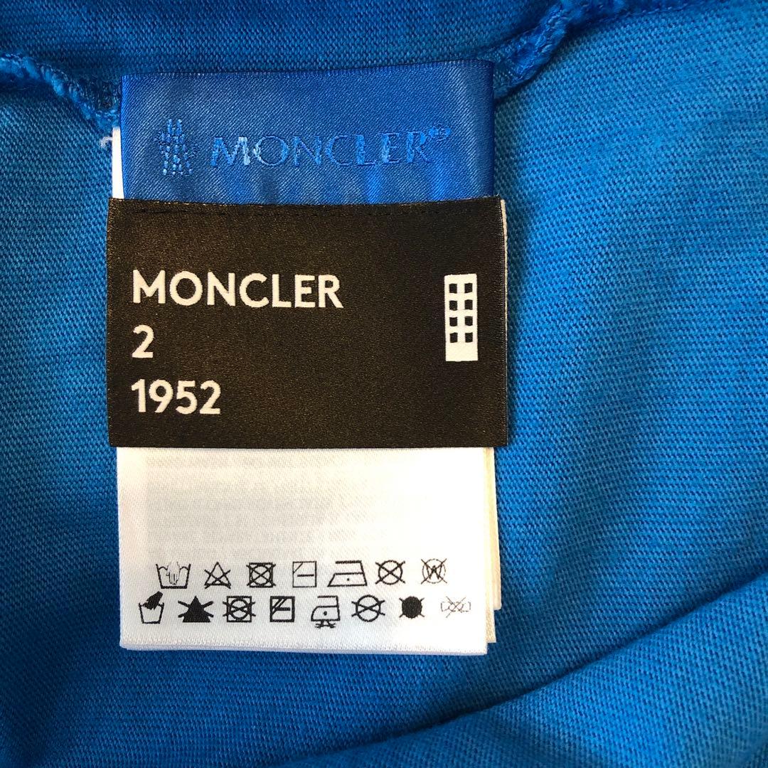 MONCLER 1952 ロゴ Tシャツ ブルー