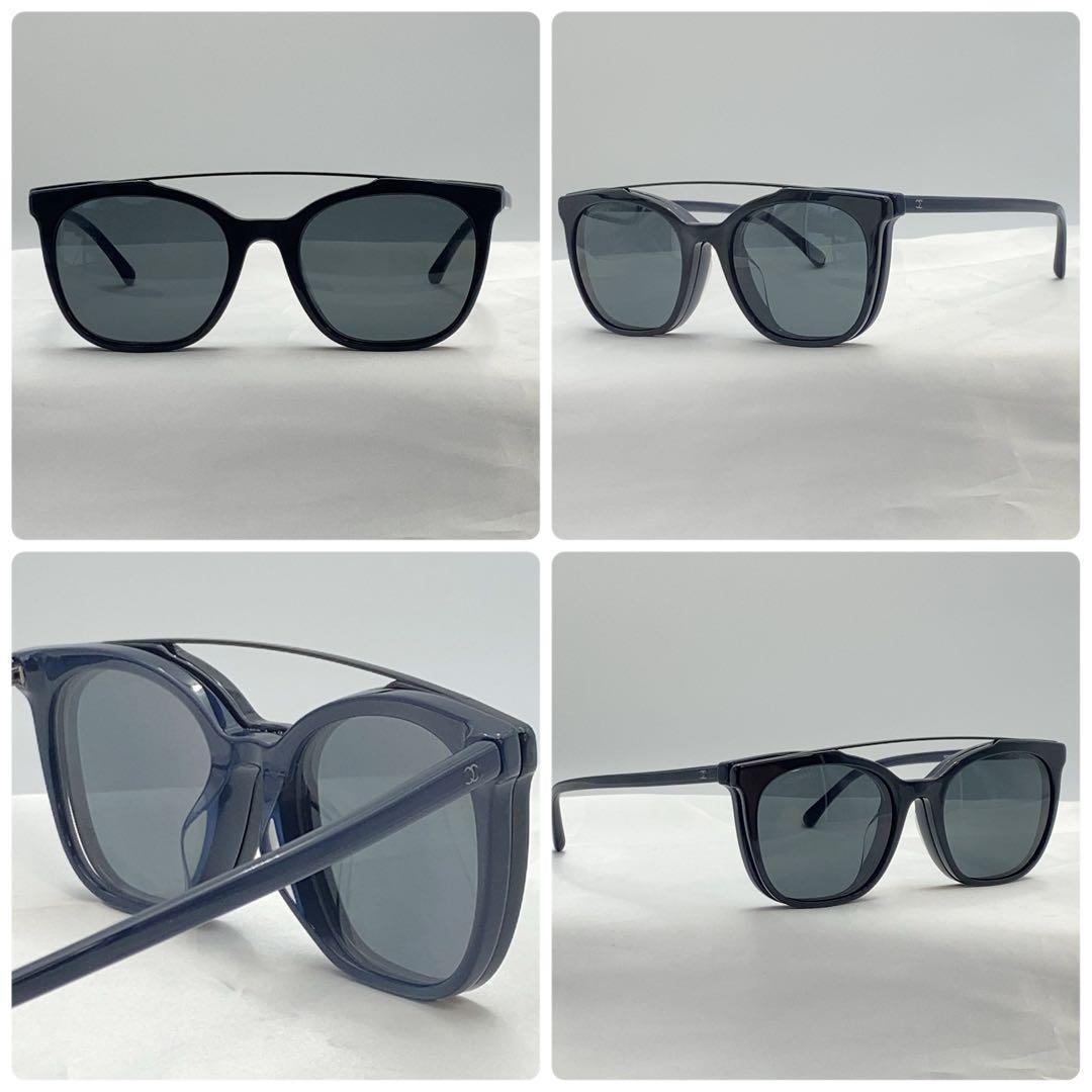 CHANEL サングラス　メガネ　5392-A クリップオン　3WAY 極美品