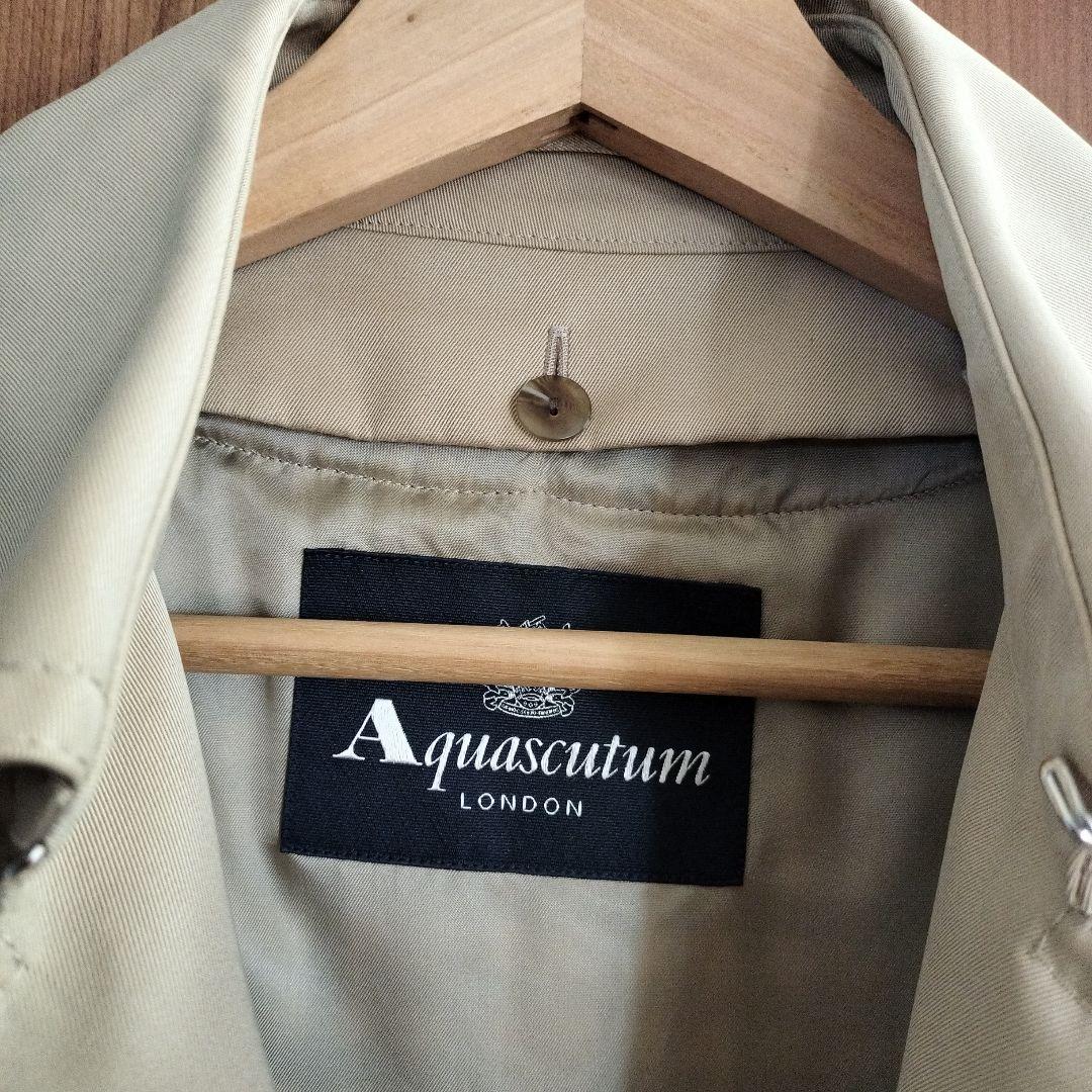 Aquascutumライナー付きトレンチコート7F