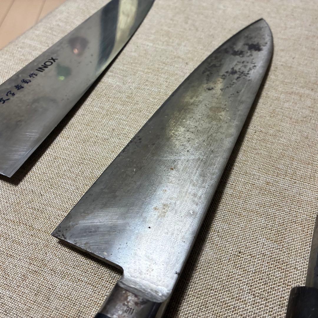 出刃、柳刃、薄刃、牛刀　6本セット