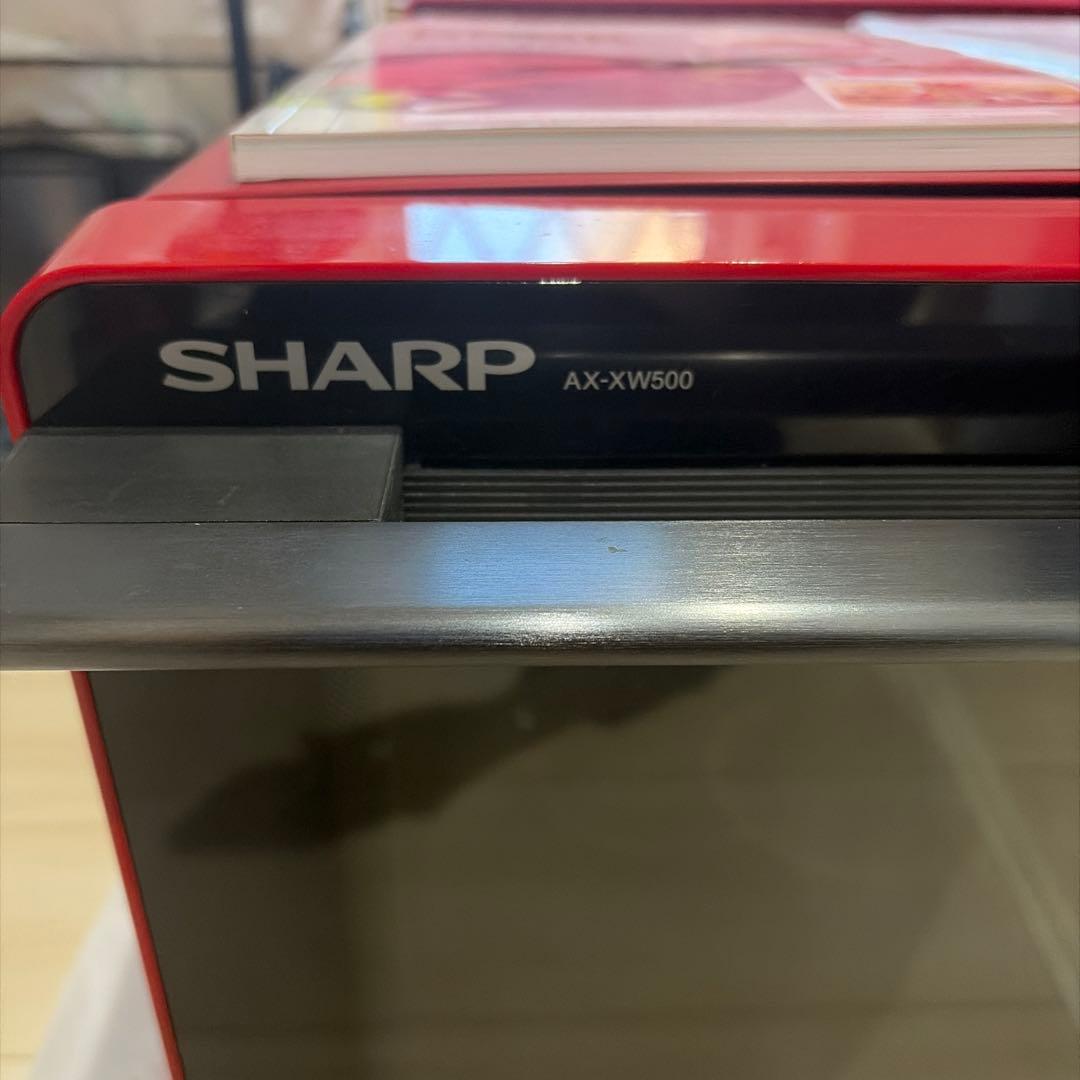 SHARP ヘルシオ　レンジ AX-XW500 赤 ジャンク品