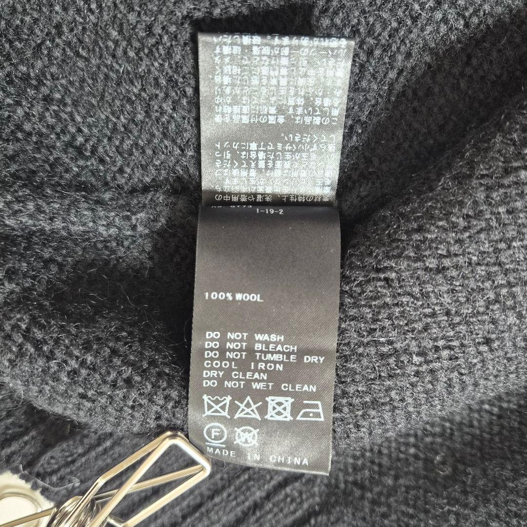 【タグ付き】フレームワーク メタルボタン衿付きカーディガン ブラック F