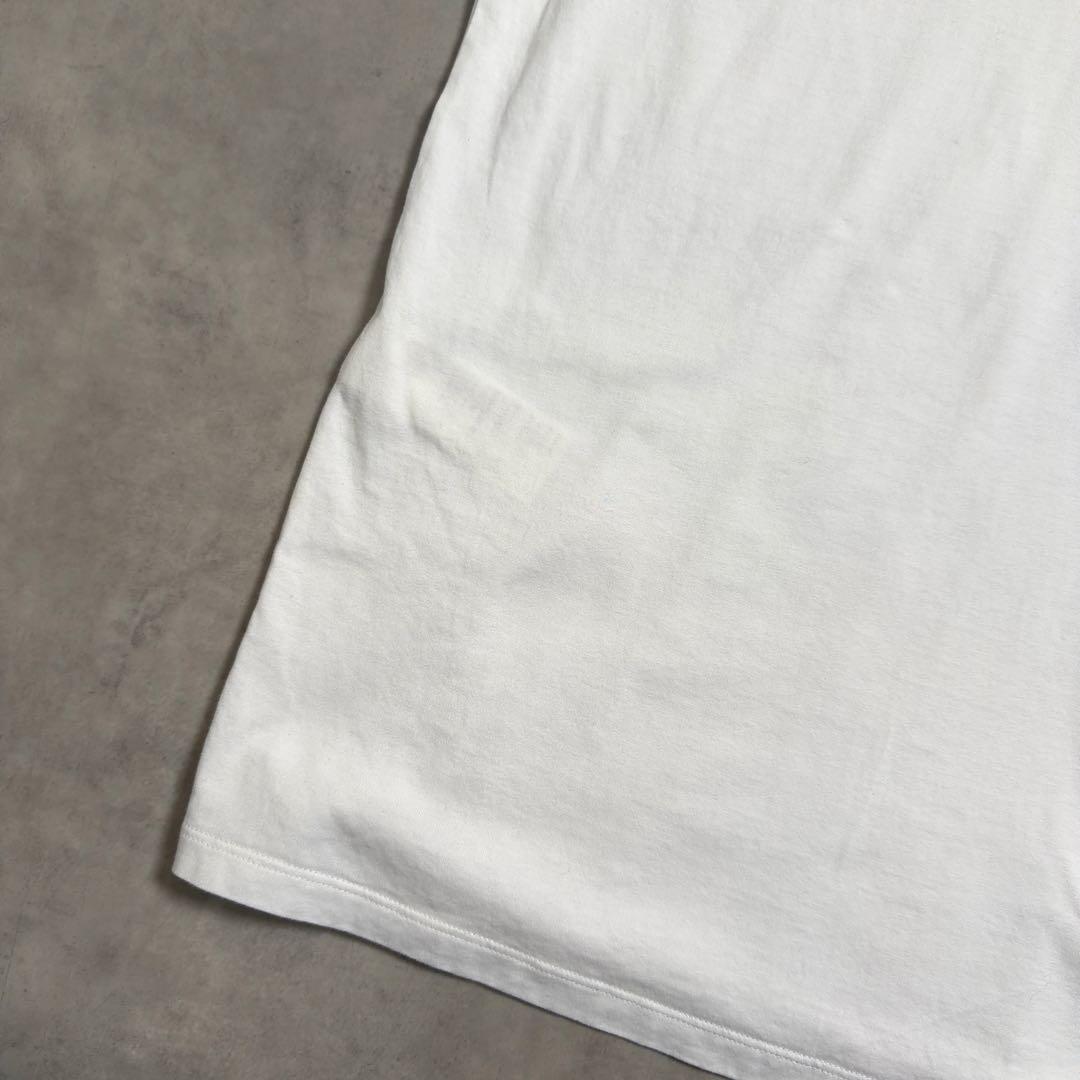 【CELINE】セリーヌTシャツ ホワイト ゴールド刺繍 ロゴ イタリア製S