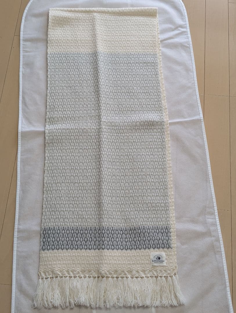 新品　KAWARIウールマフラーグラスパターン 中川政七商店　工房織座