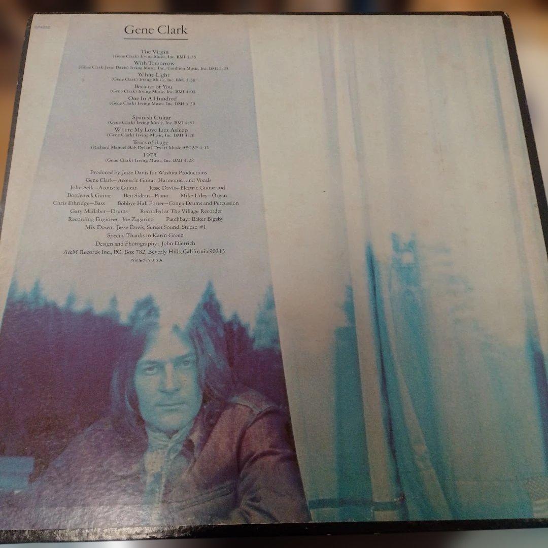 Gene Clark - White Light　背スレ　USオリジナル
