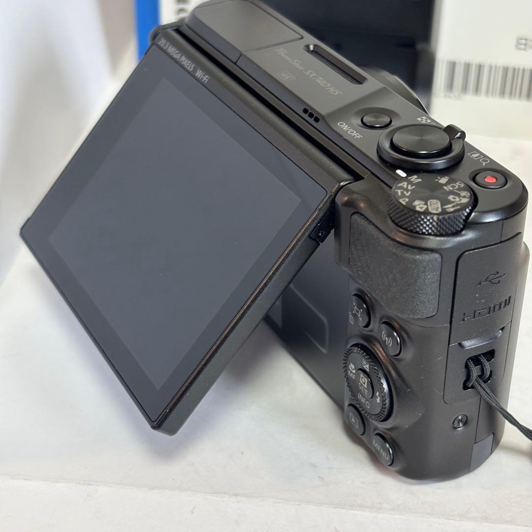 【極上美品】Canon PowerShot SX740 HS ブラック 元箱付き