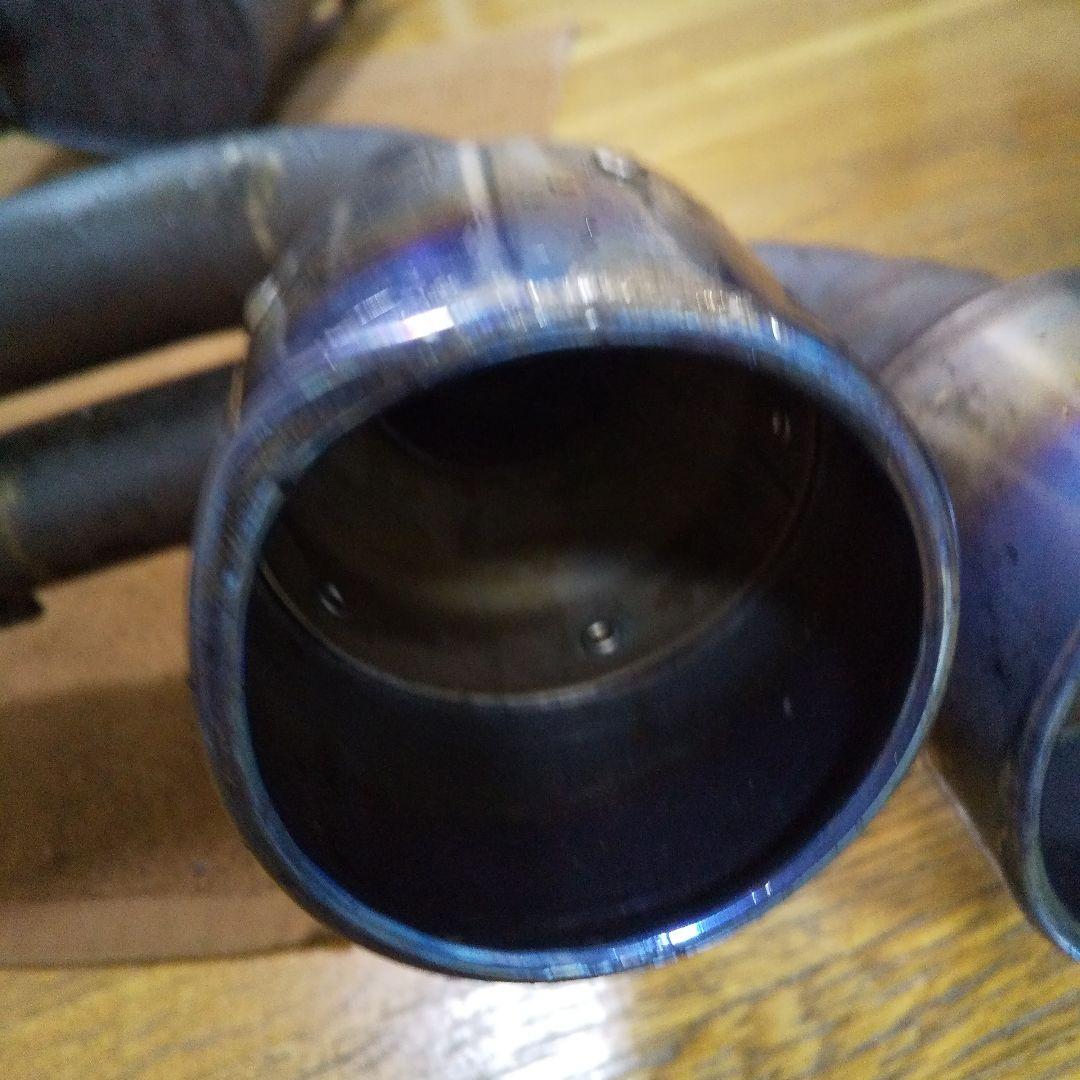 スズキワゴンRMH34sデュアルテールパイプ スチール製マフラー
