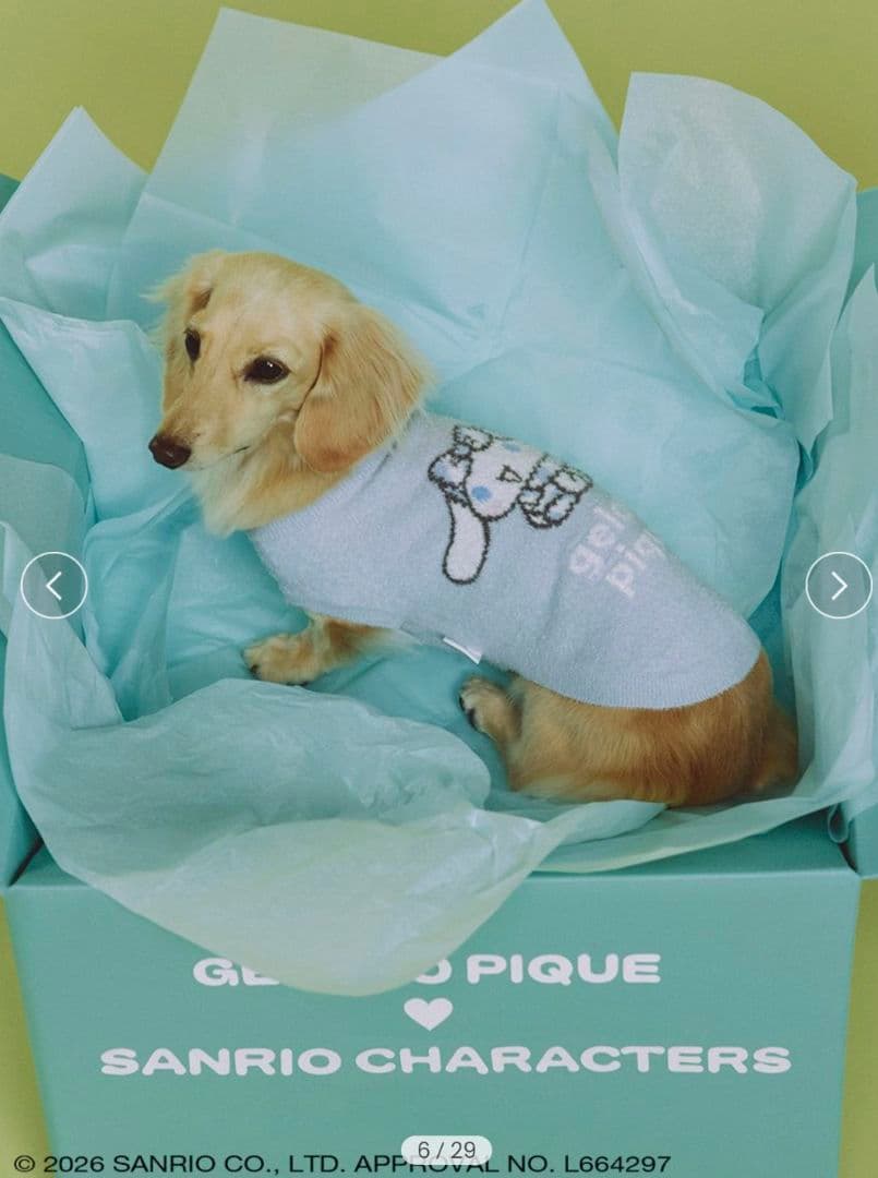 【gelato pique】【CAT＆DOG】スムーズィープルオーバー