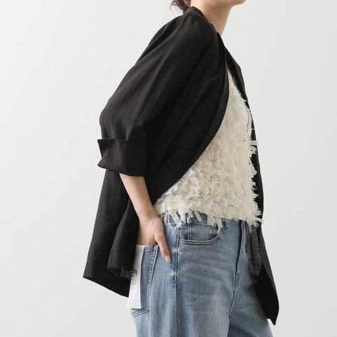 タグ付新品　イノウェーブ　favori　シアースラブテーラー７分ジャケット　38