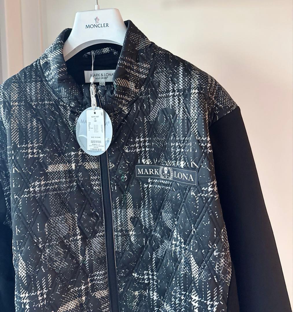 新品 ★ MARK&LONA ブルゾン アウター 黒 マーク&ロナ 正規品
