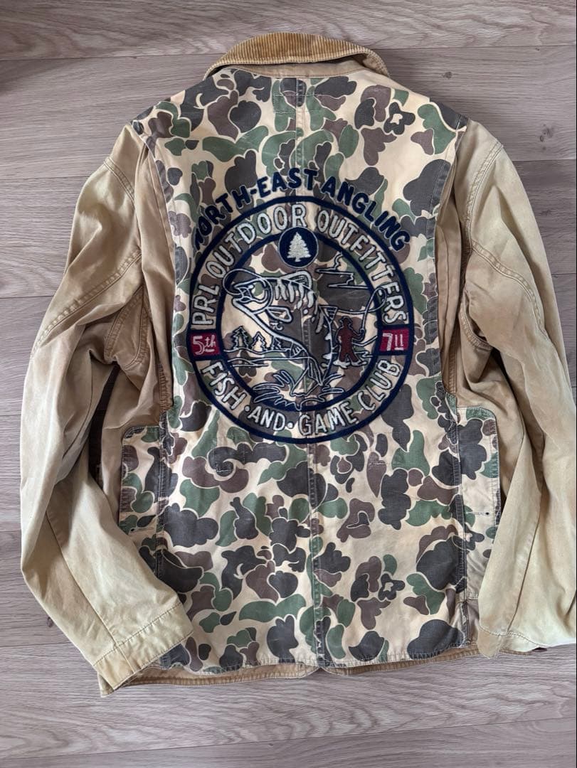 希少 POLO RALPH LAUREN ハンティングジャケット 迷彩 M