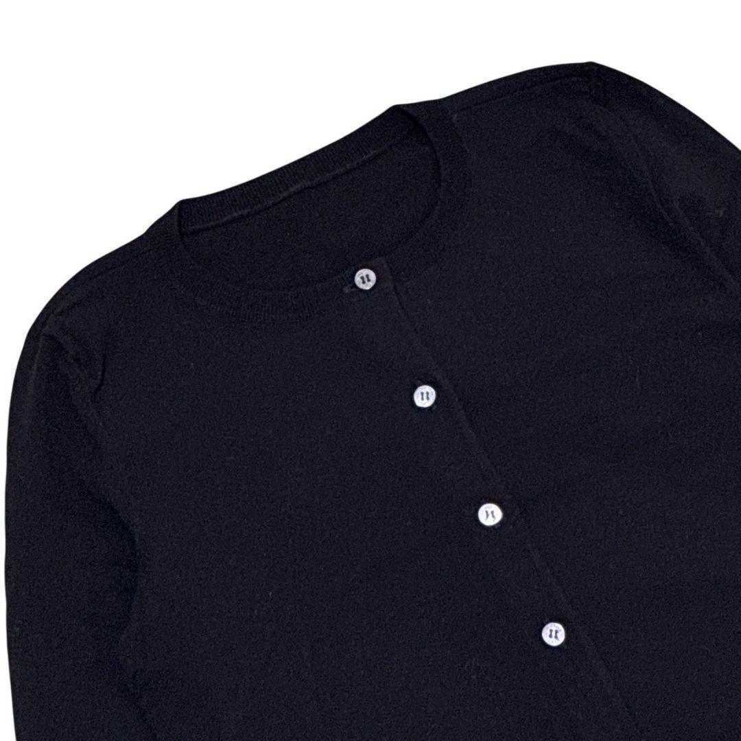 極美品✨FOXEY NEW YORK カーディガン 黒 短丈 ショート丈 38