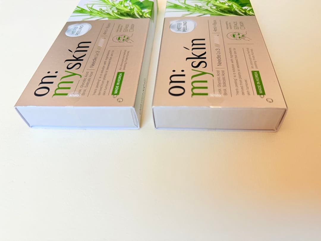 【新品未開封】on:myskin ハーブピーリング 4ml x 8pcs(2箱)