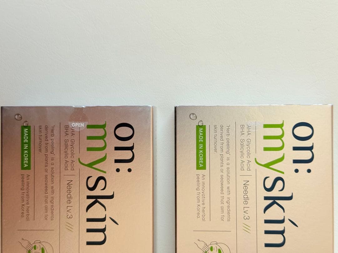 【新品未開封】on:myskin ハーブピーリング 4ml x 8pcs(2箱)