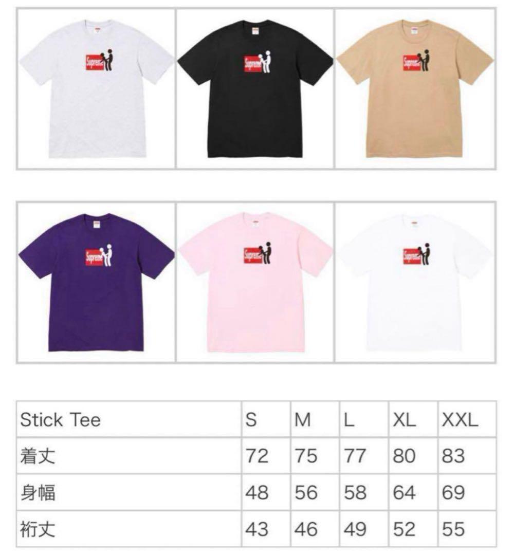 トップス Supreme stick tee black