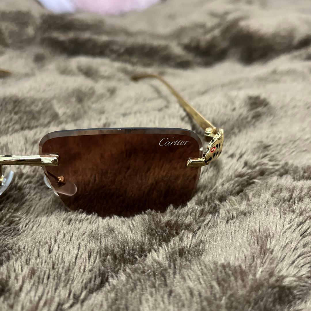 Cartier ブラウンレンズ サングラス