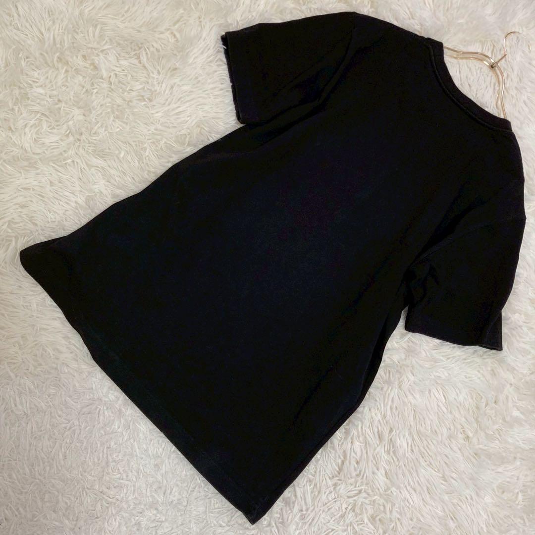 DIOR プリントTシャツ ブラック S カジュアル オシャレ 着回し イラスト