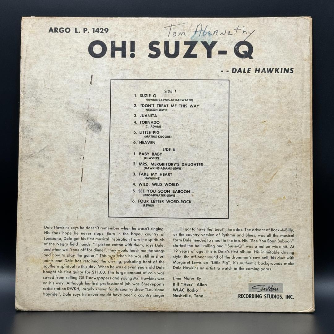 あきと　Dale Hawkins / Oh! Suzy-Q【USオリジ】