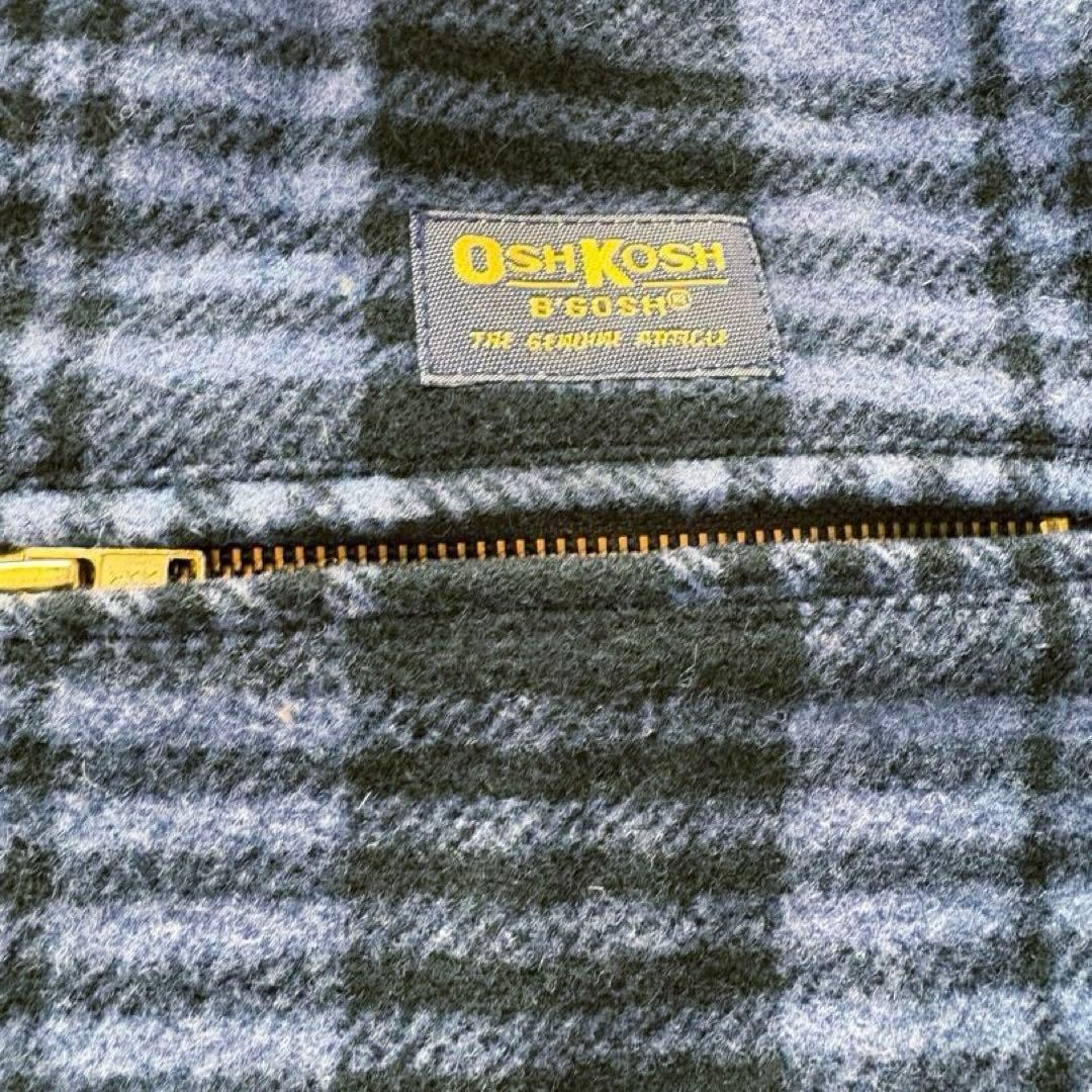 オシュコシュ B'GOSH ウール ワークジャケット メンズ L チェック