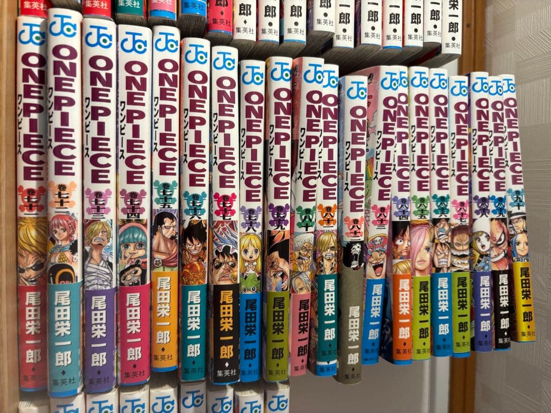 ONE PIECE 52〜107巻　ほぼ初版本