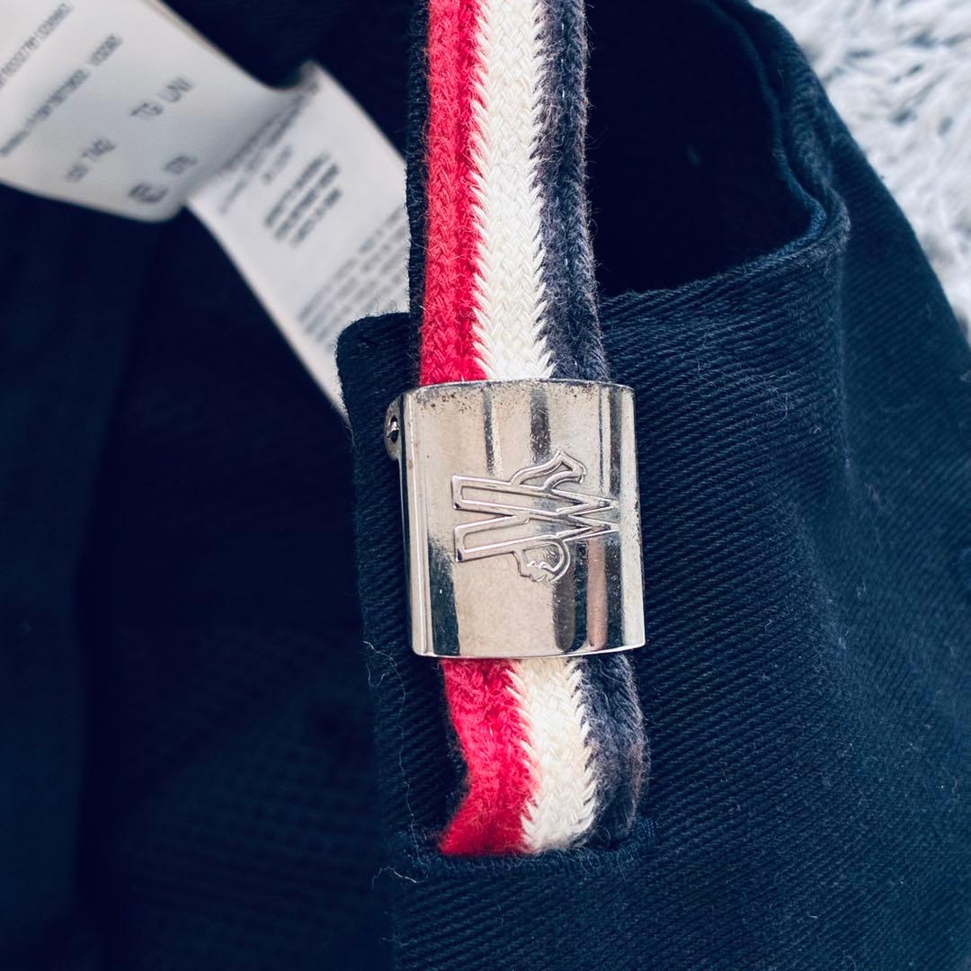 美品　MONCLER モンクレール　キャップ　帽子　 ネイビー