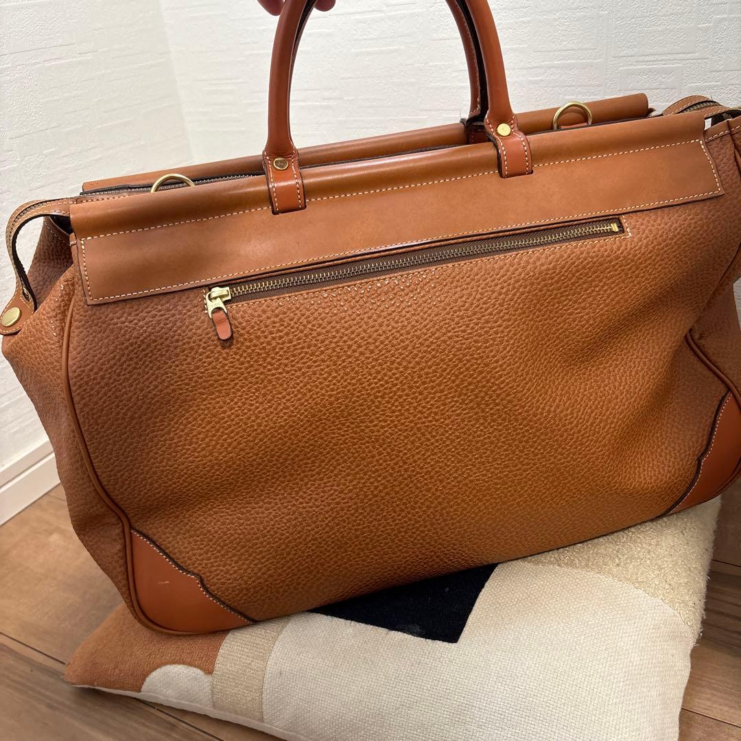 美品　豊岡鞄 木和田 マリエラ天棒ボストンバッグ MARIERA 2way