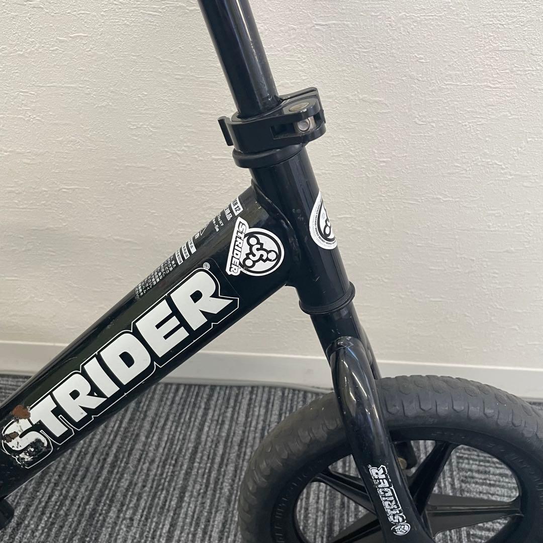 【H】STRIDER ストライダー 12スポーツ バランスバイク ブラック 黒