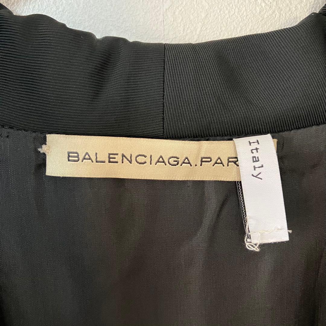 なな　バレンシアガ BALENCIAGA ノースリーブワンピース黒38