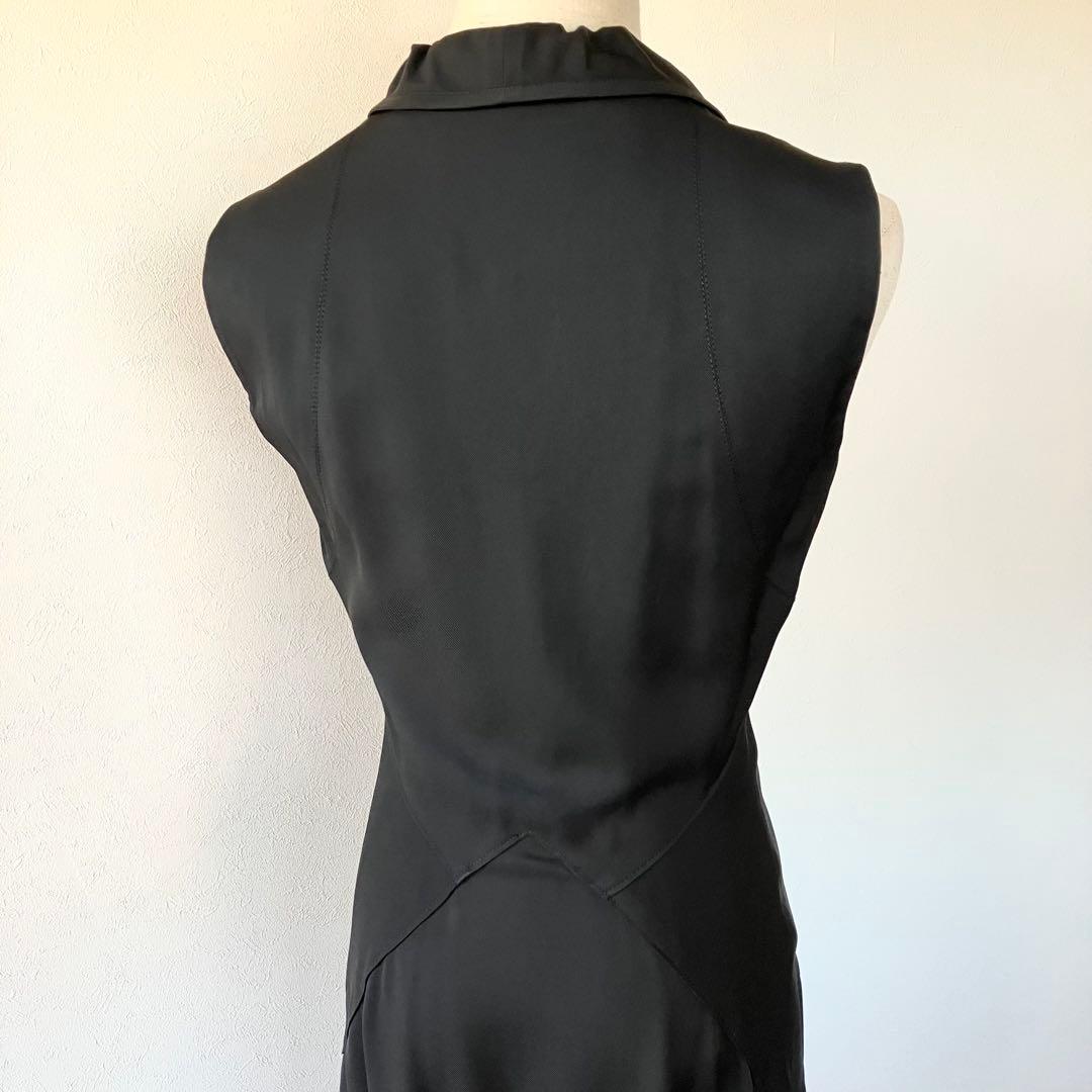 なな　バレンシアガ BALENCIAGA ノースリーブワンピース黒38