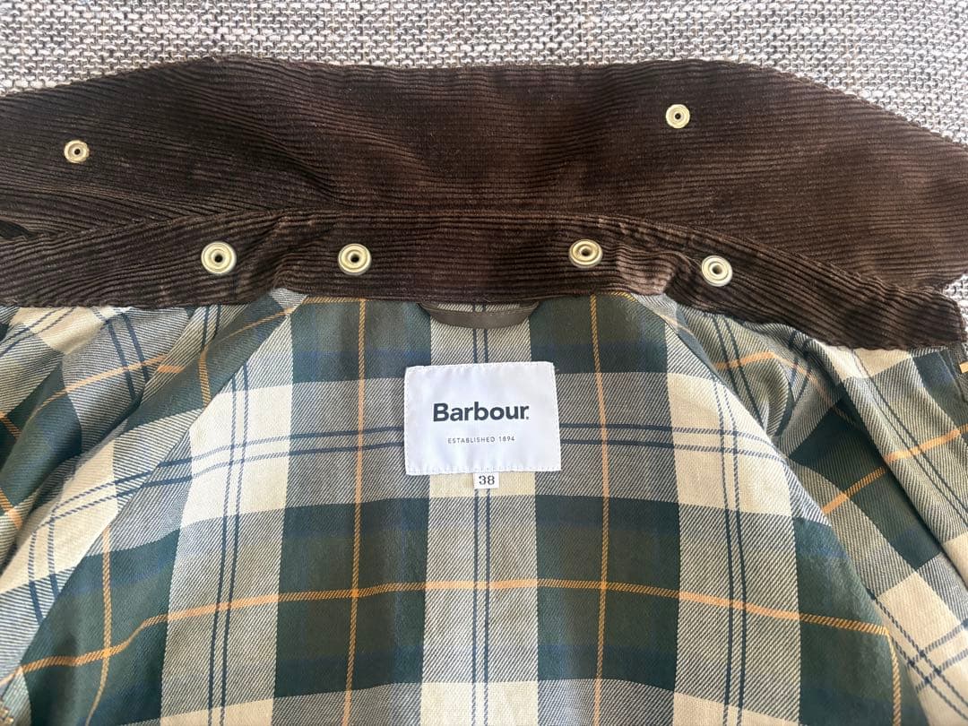 《別注》【Barbour / バブアー】RELUME BURGHLEY 38