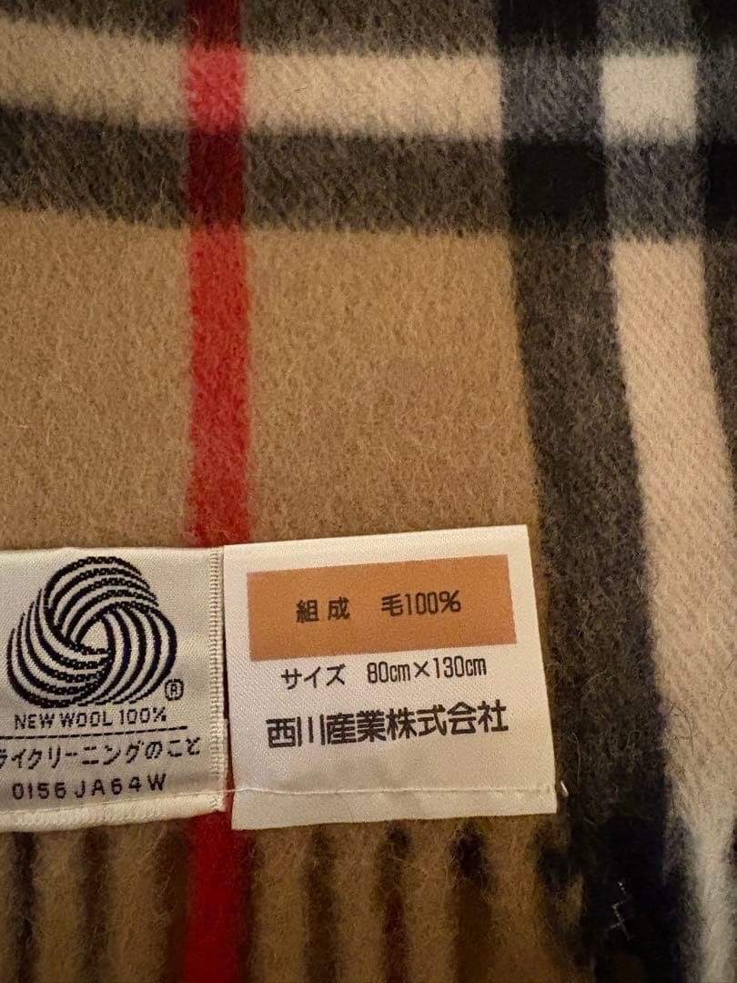 Burberrys チェック柄ストール　大判【未使用】