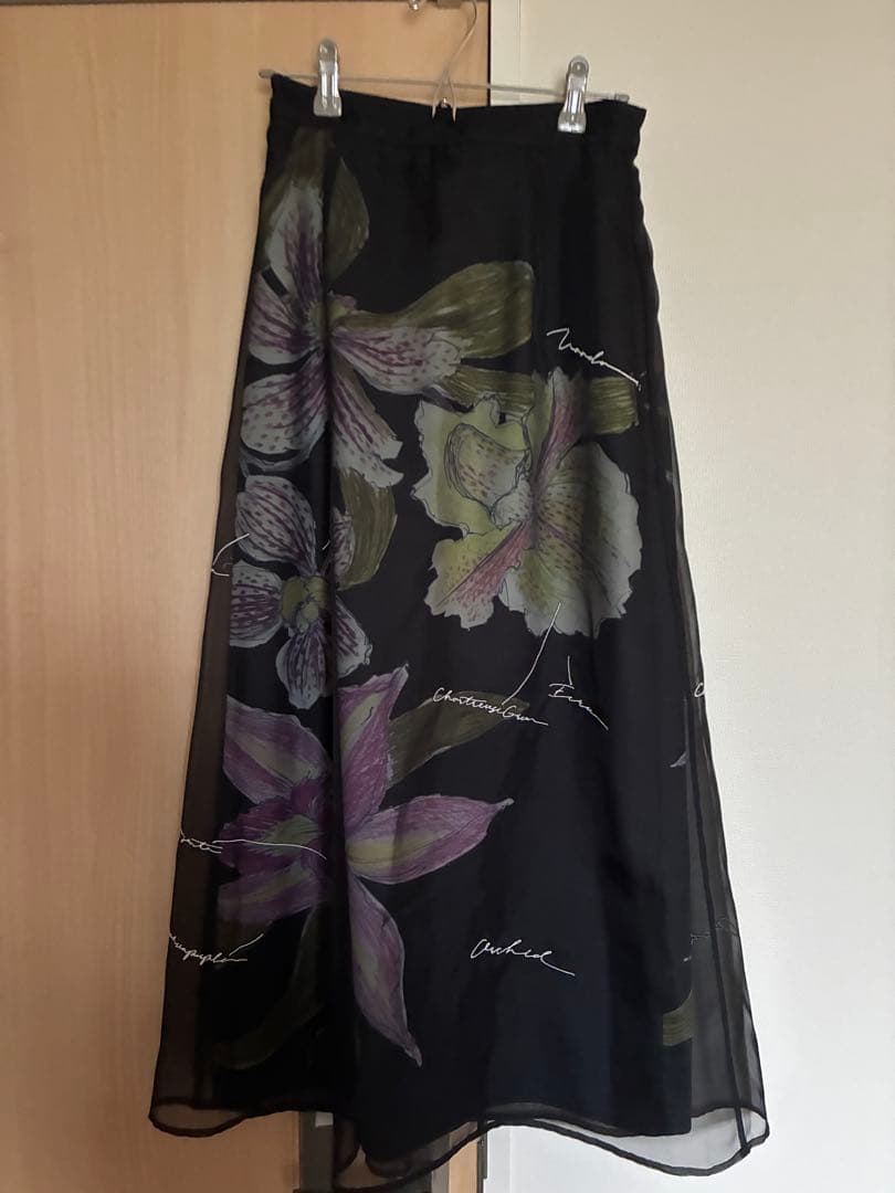 スカート KEITAMARUYAMA SHEER LAYERED SKIRT