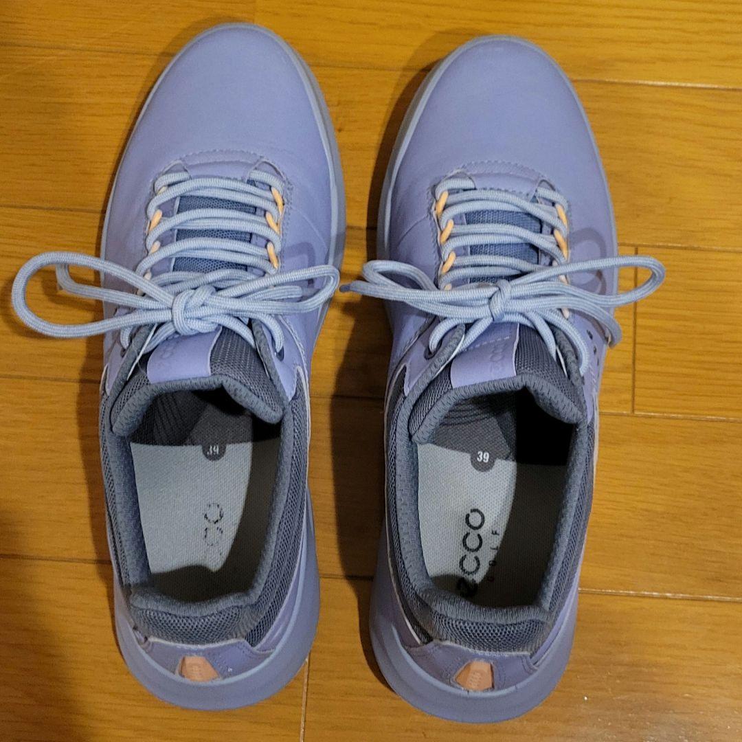 ecco エコー ゴルフシューズ レディース 24.5cm ライトパープル