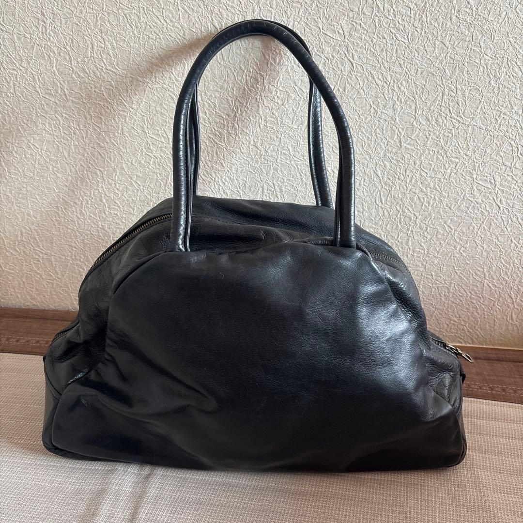 ★ Jas M.B.トラベラーバッグ　外側ポケット付き★ブラック
