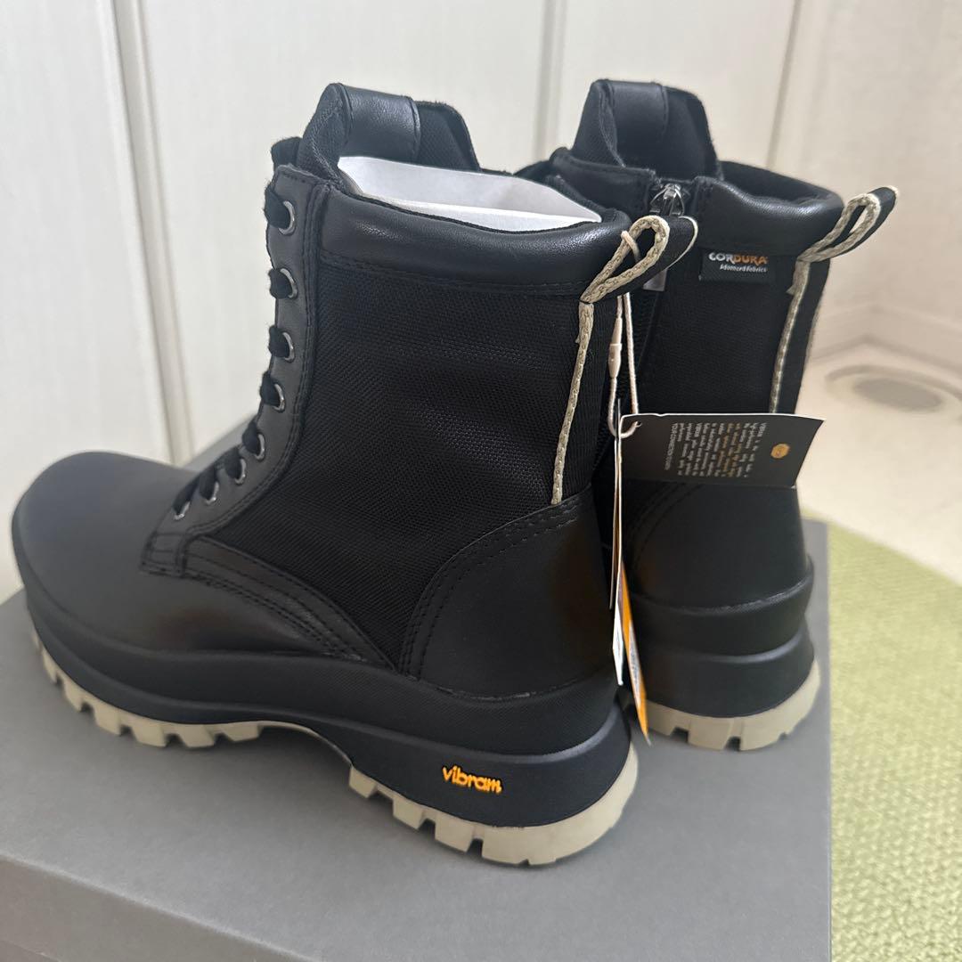 Vibramソール ブラックハイカットブーツ