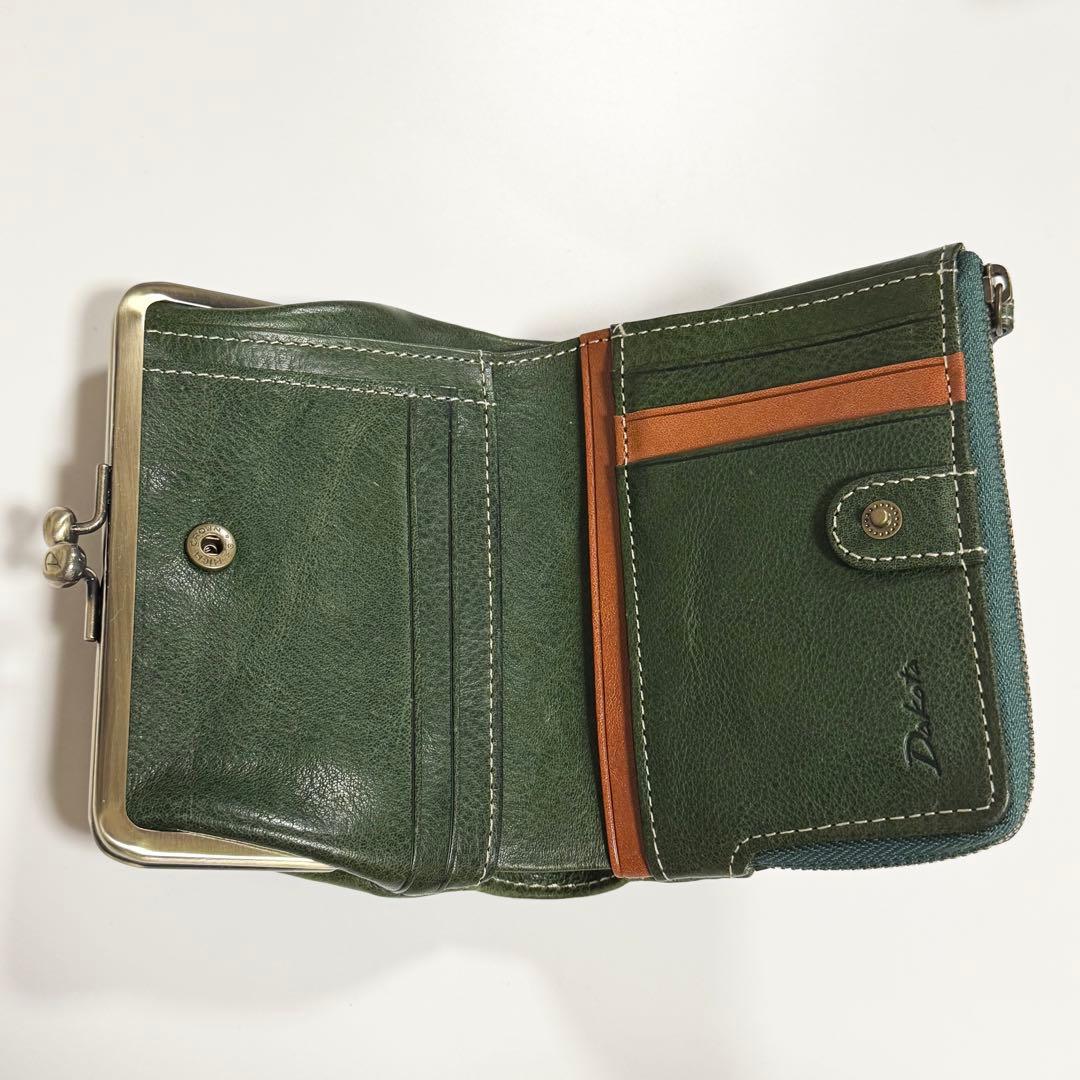 Dakota ダコタ 折財布 二つ折り財布 がま口付 ペルリーネ