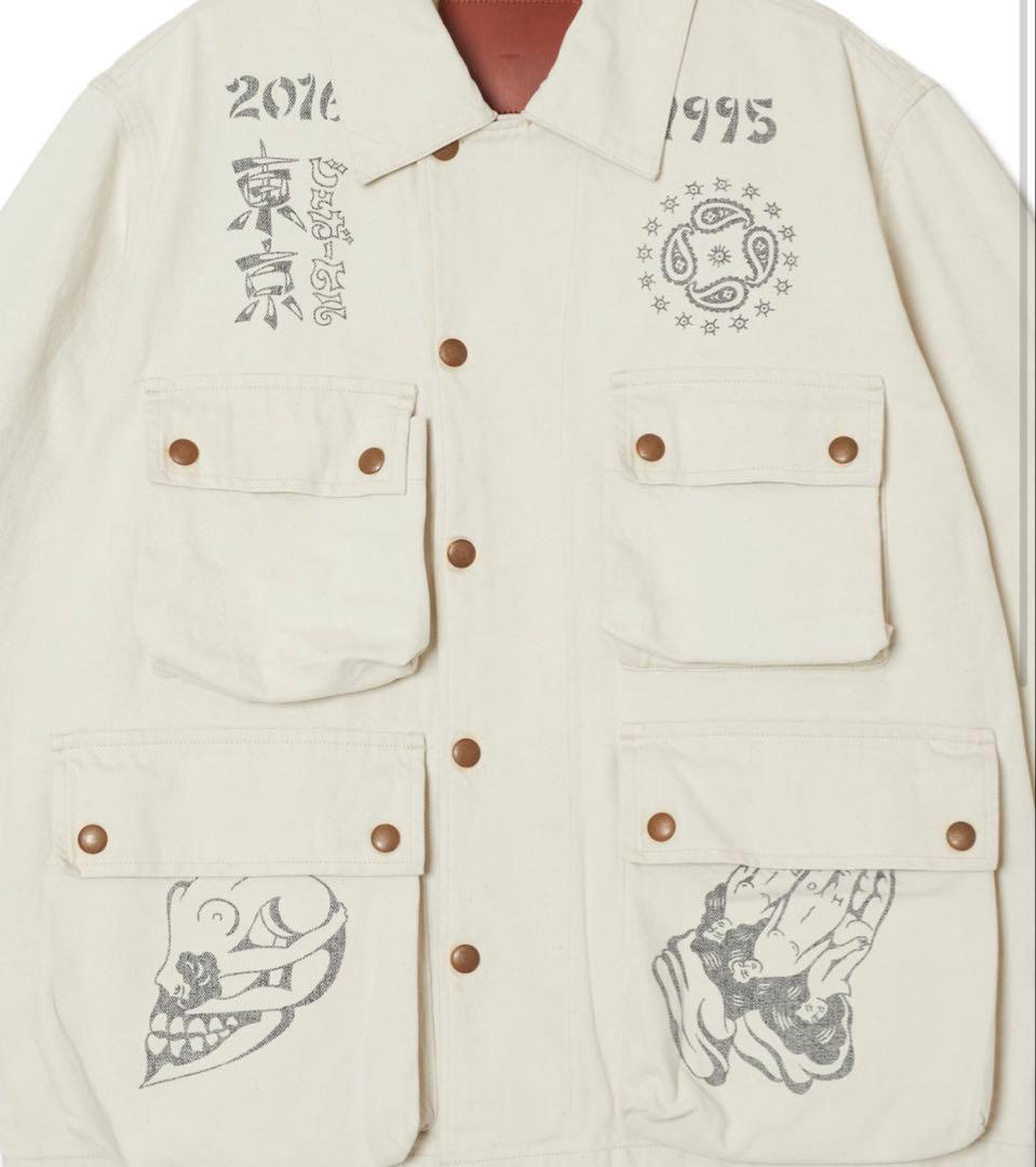 ジャケット・アウター Sugarhill TATTOO FLASH PRINTDENIM JACKET