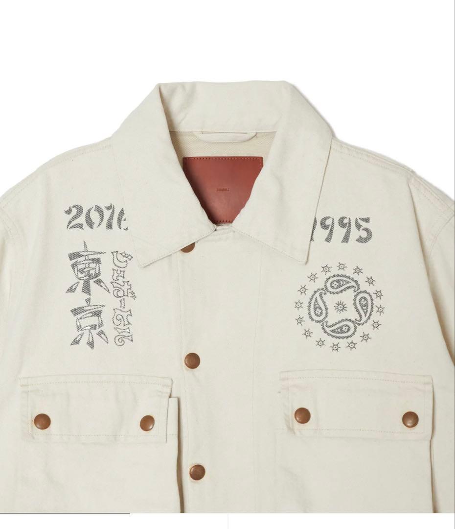ジャケット・アウター Sugarhill TATTOO FLASH PRINTDENIM JACKET