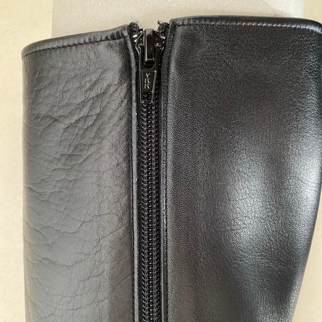 marie ブラック ロングブーツ 23.5cm