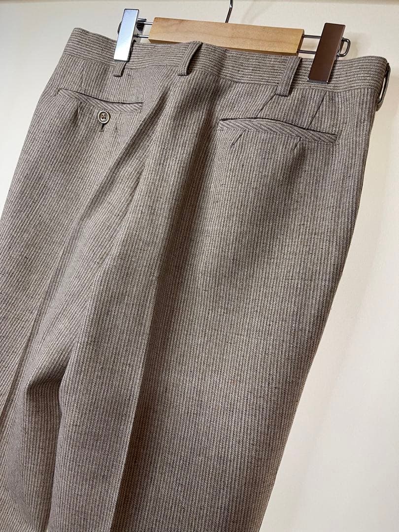 ダーバン PIATTELLI スーツ セットアップ メンズ ブラウン 古着