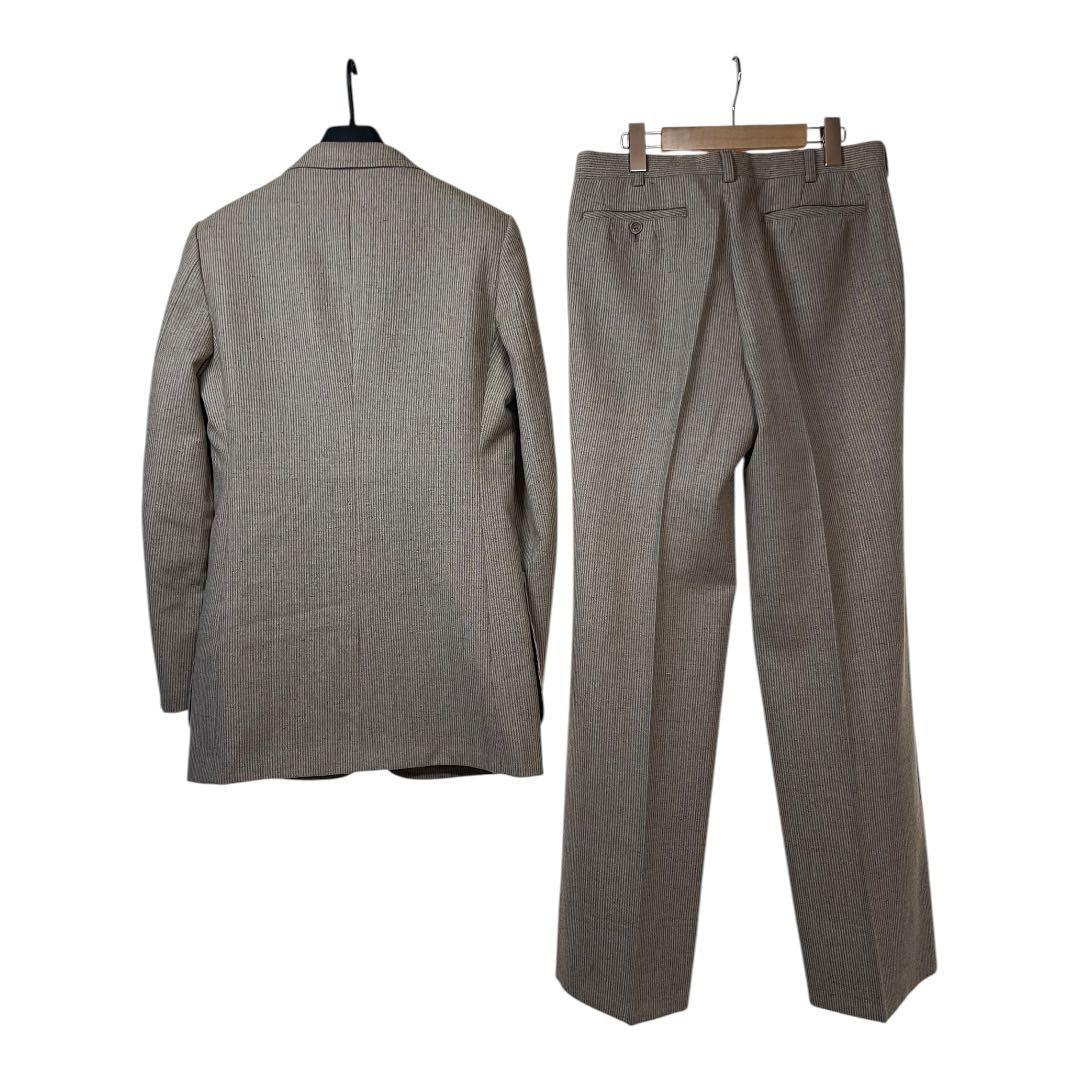 ダーバン PIATTELLI スーツ セットアップ メンズ ブラウン 古着