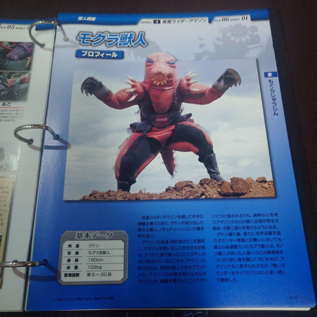 仮面ライダー OFFICIAL DATA FILE アマゾン特集