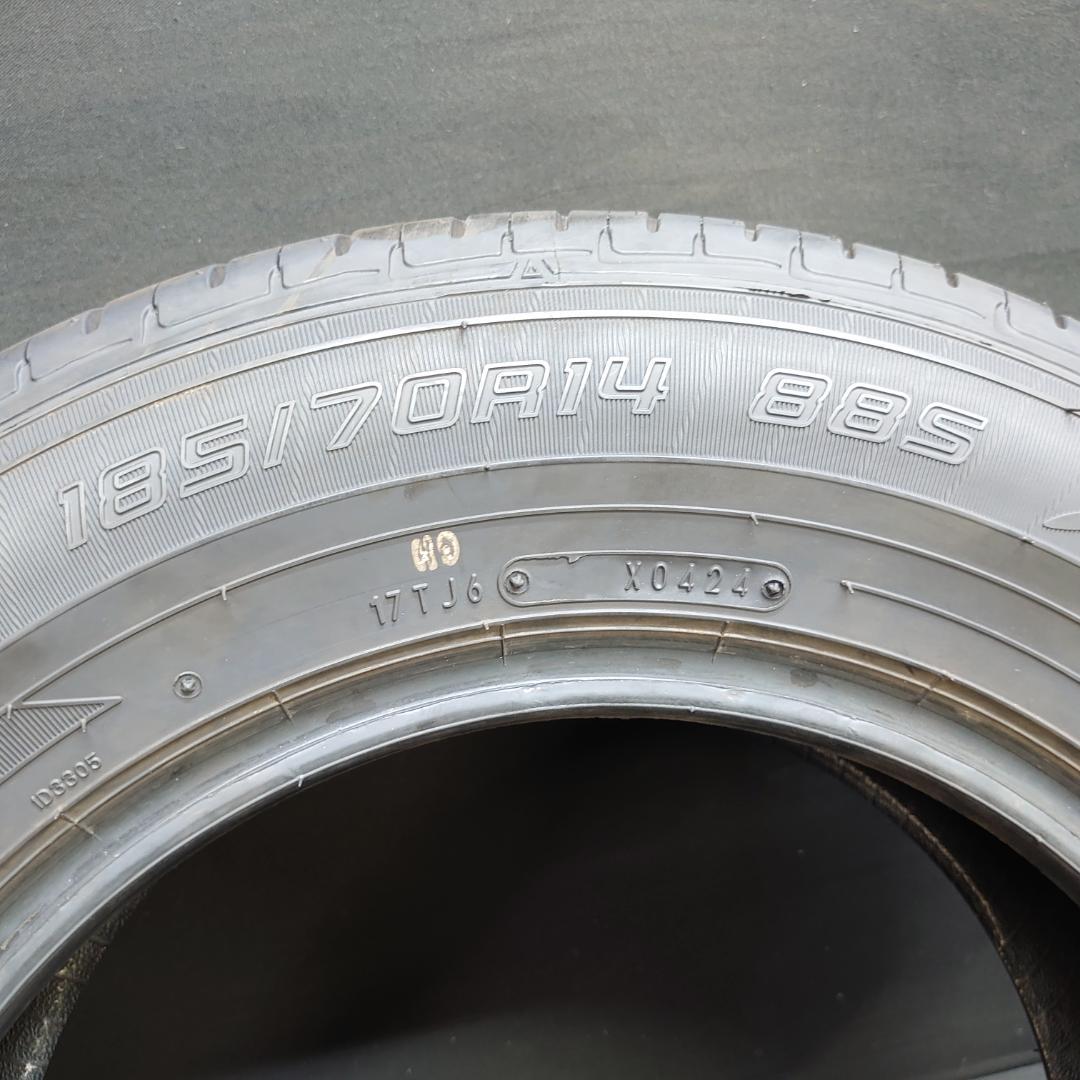 2024年製 ダンロップ EC202 185/70R14 2本組み #24764
