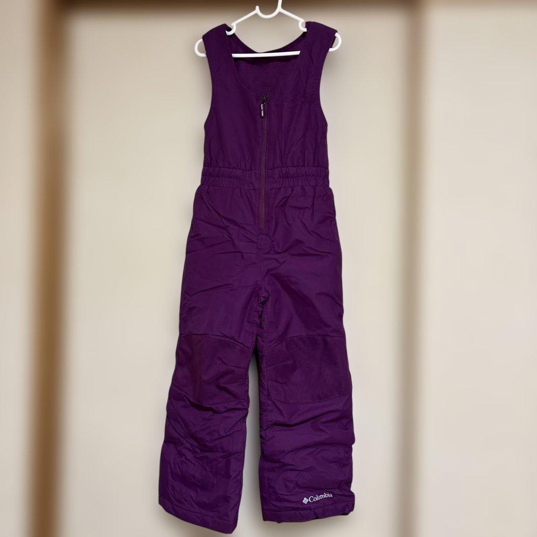 【時間限定値下げ】Columbia 子ども用スキーウェア 紫　上下セット　ＸＸＳ