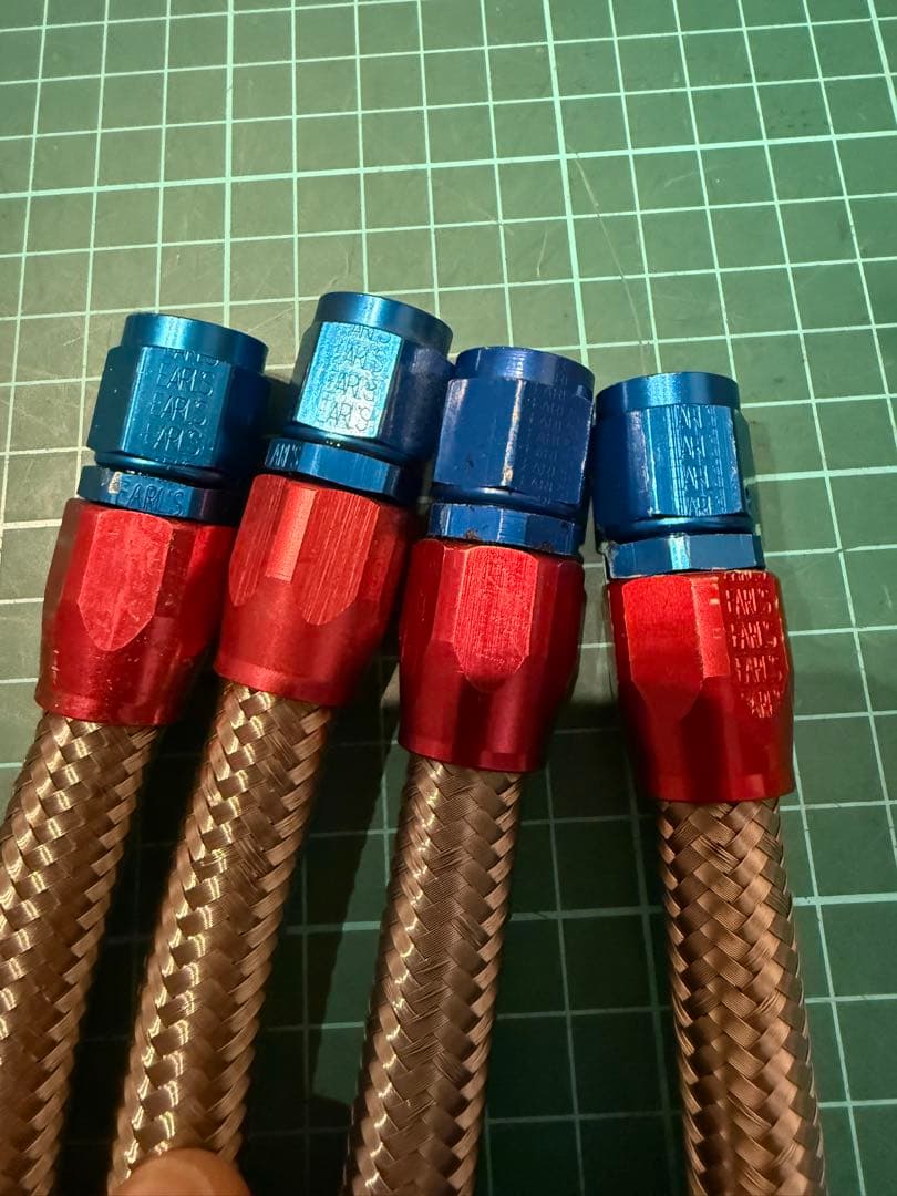 ゼファー400 ゼファーχ オイルクーラー　サイド廻し　ホースセット　アクティブ
