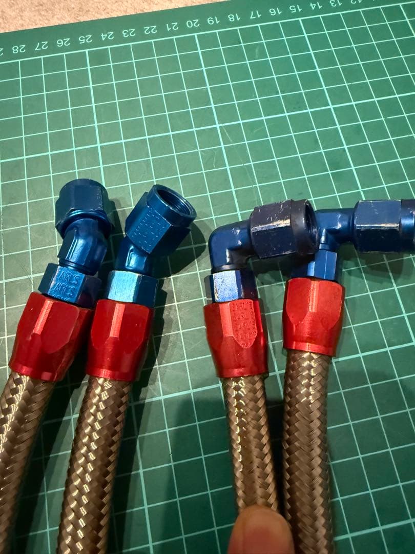 ゼファー400 ゼファーχ オイルクーラー　サイド廻し　ホースセット　アクティブ